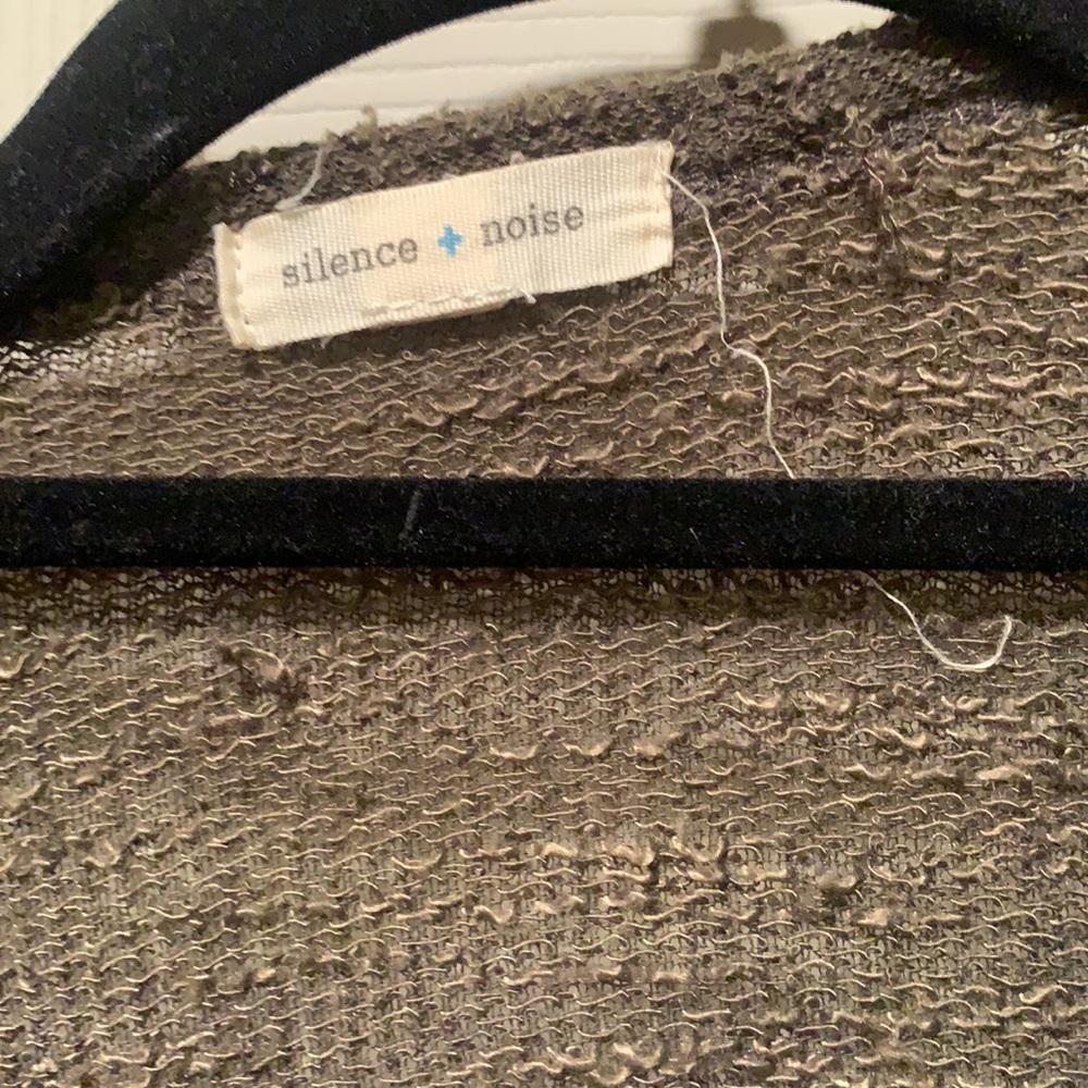 Silence + noise Army green cardigan - Picture 5 of 10